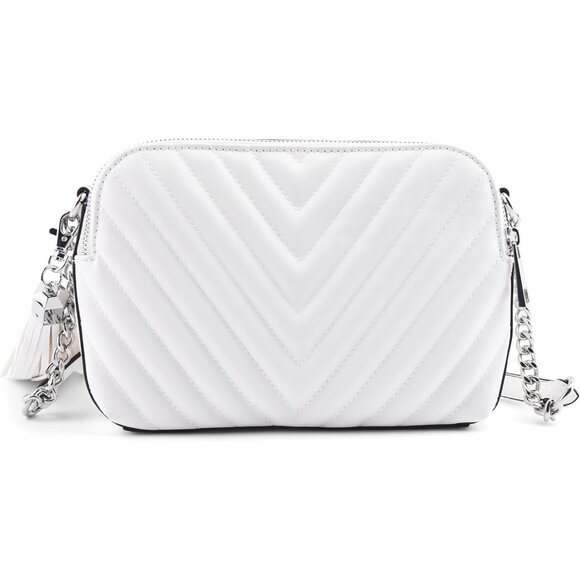 🆕 Women Grey Onilalin Crossbody Bag Two Additional Pockets Synthetic Material - Picture 2 of 3